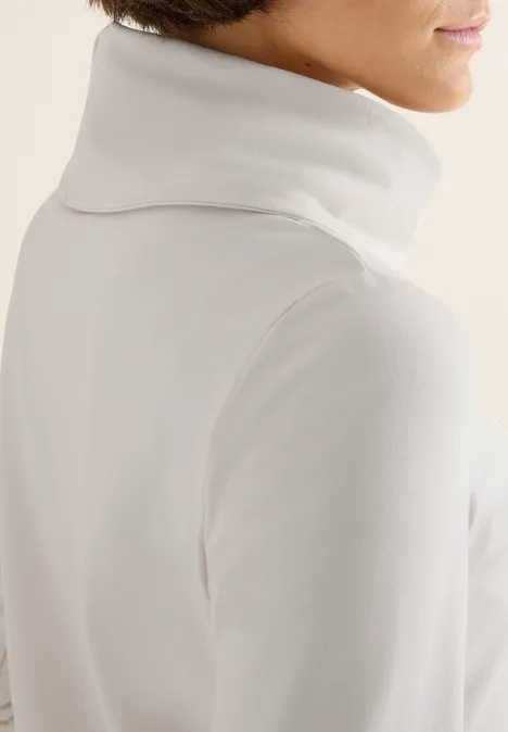 Shirt mit großem Kragen light greige Shirt mit großem Kragen light greige