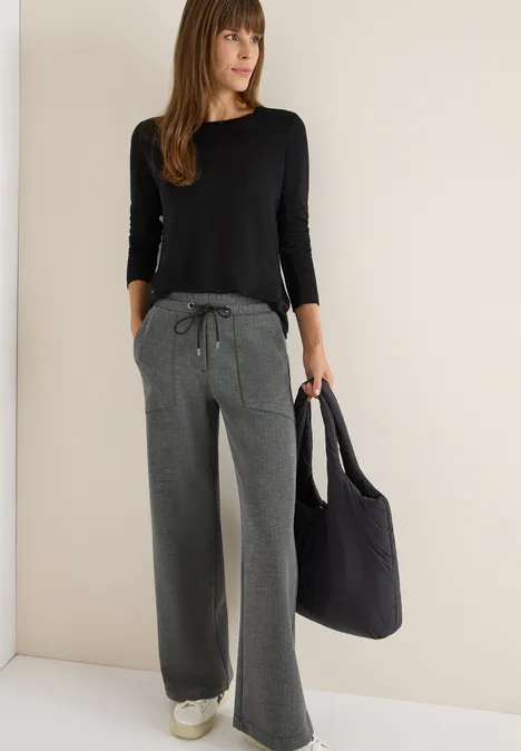 Glitterend shirt van jersey Black Glitterend shirt van jersey Black