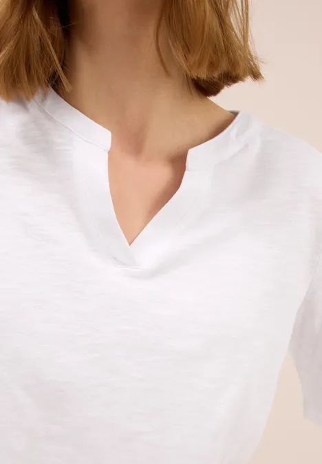 T-shirt au look tunique White