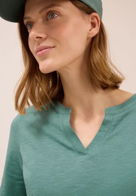 Shirt im Tunika-Look jewel green
