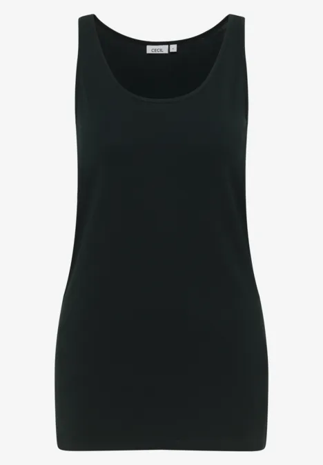 Langes Basic Top ink green