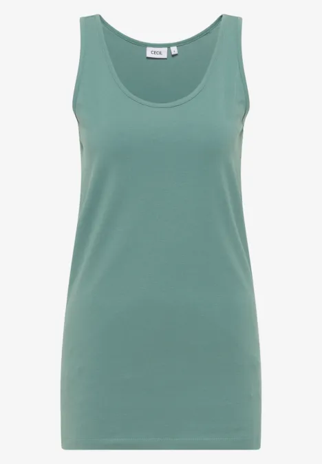 Langes Basic Top jewel green