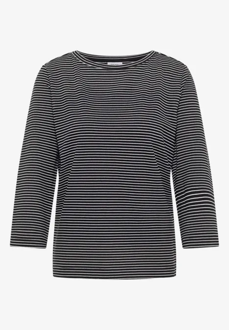 Gestreiftes Shirt Black
