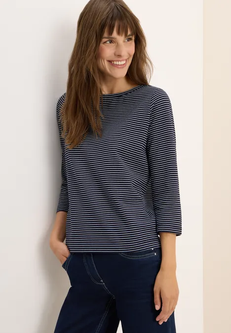 Gestreiftes Shirt urban dark blue