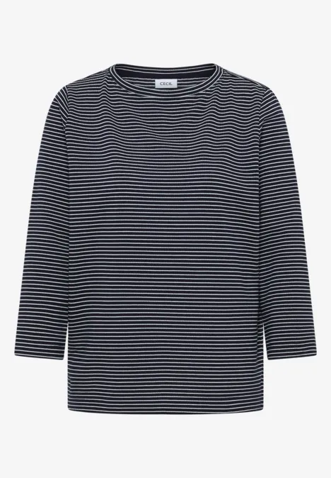 Gestreiftes Shirt urban dark blue