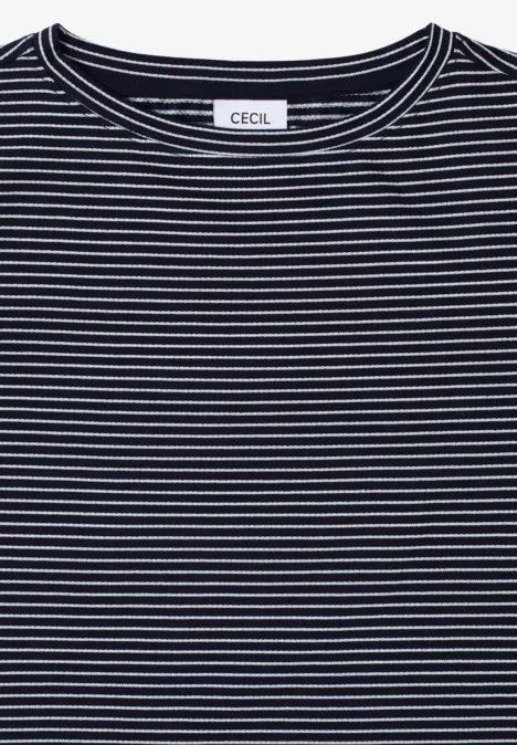 Gestreiftes Shirt urban dark blue