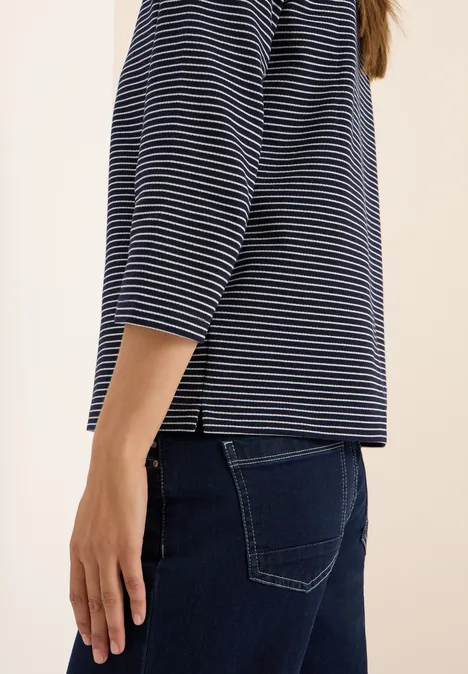 Gestreiftes Shirt urban dark blue