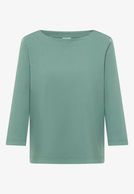 Basic Ripp-Shirt jewel green
