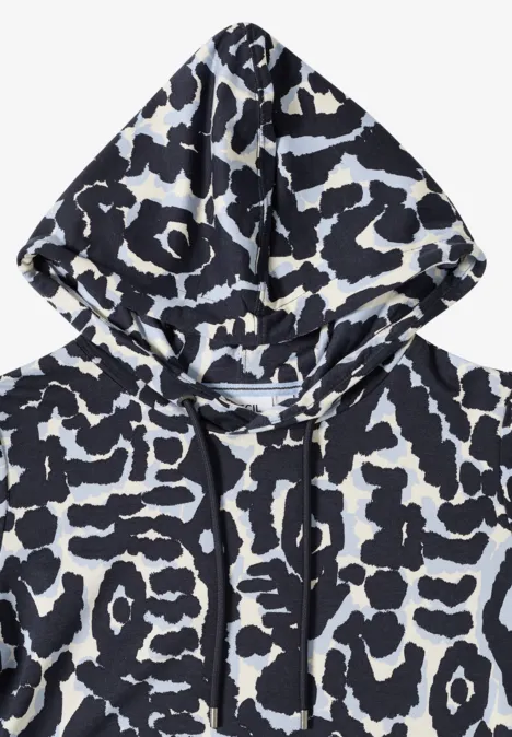 Gemustertes Hoodie Shirt urban dark blue