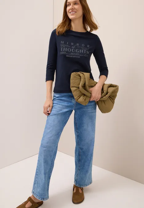 Softes Shirt mit Wording urban dark blue
