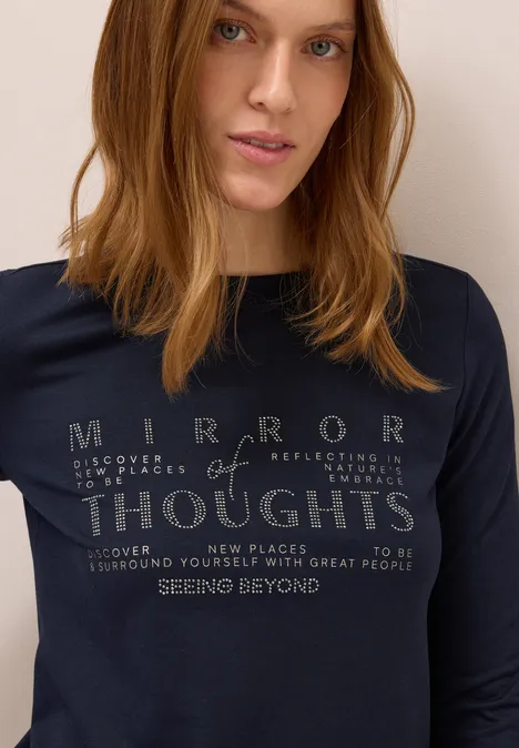 Softes Shirt mit Wording urban dark blue
