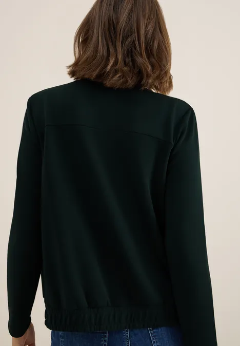 Leichte Jacke ink green