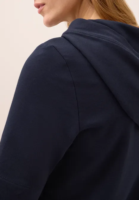 Kapuzenshirt mit Wording urban dark blue
