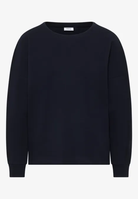 T-shirt à rayures côtelées urban dark blue