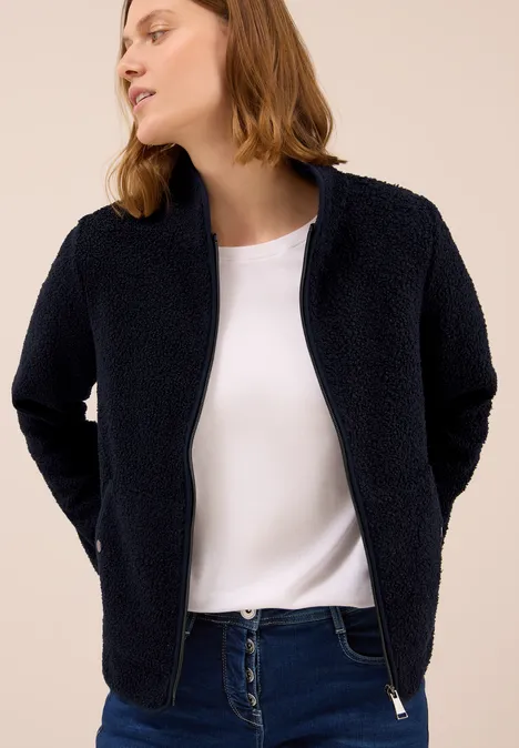 Softe Jacke mit Zipper urban dark blue