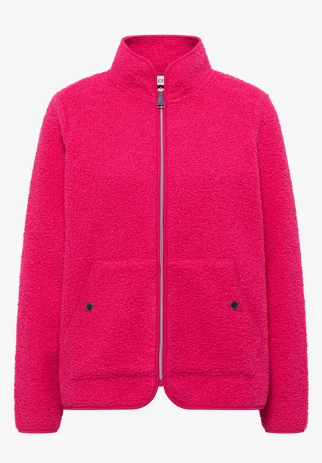 Veste souple avec fermeture éclair beetroot pink