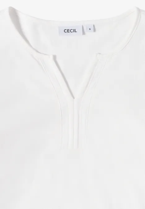 Shirt im Tunika-Look vanilla white