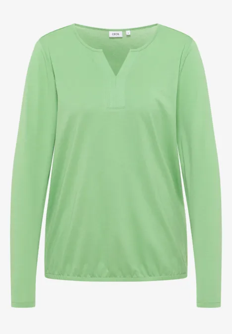 Shirt im Tunika-Look fennel green