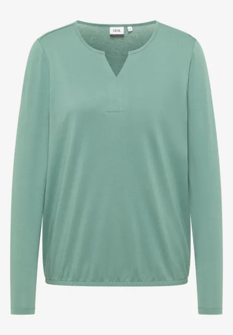 Shirt im Tunika-Look jewel green