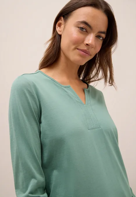 Shirt jewel green