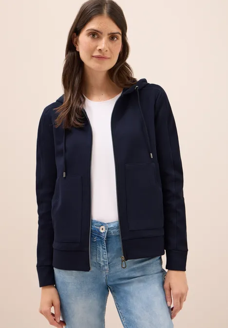Jacke mit Rippstreifen urban dark blue