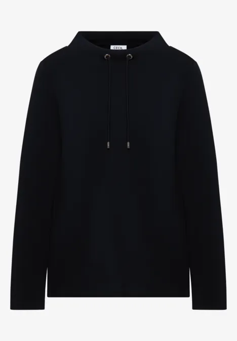 Funnel Neck Shirt urban dark blue