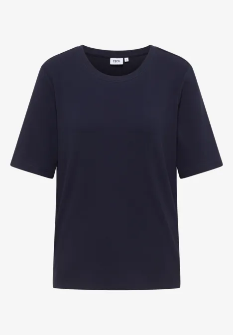 Basic Ripp T-Shirt urban dark blue