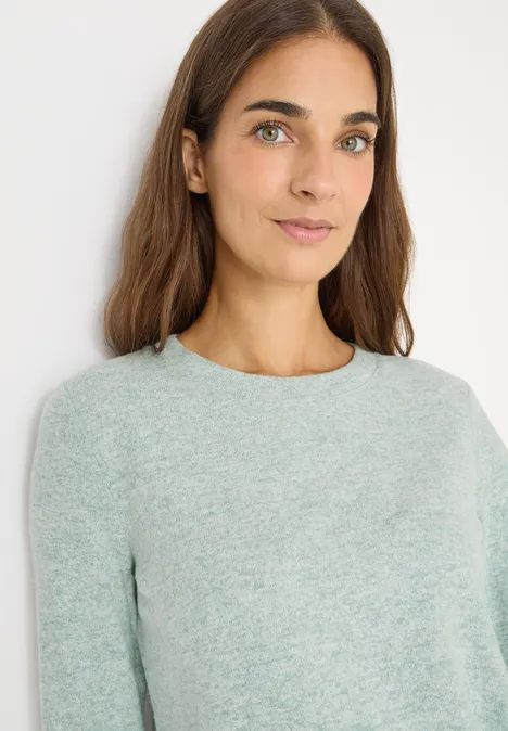 Kuscheliges Shirt jewel green melange