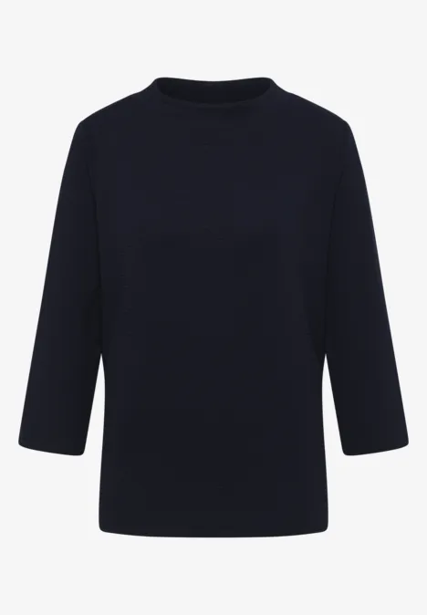 Strukturshirt urban dark blue