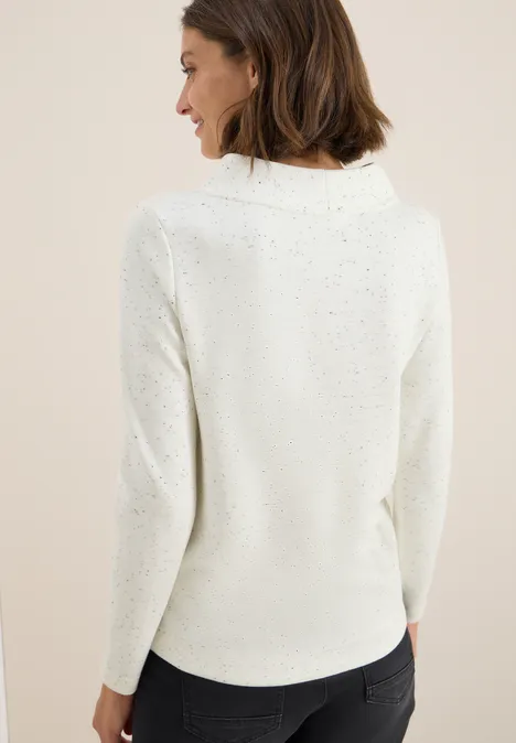 Strukturshirt vanilla white