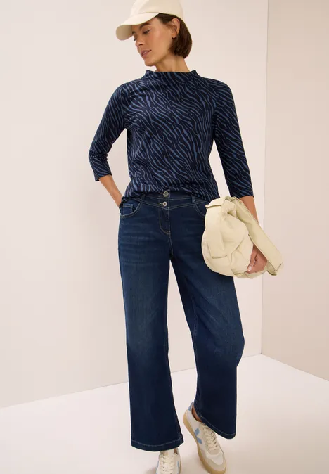 Shirt mit Minimal Print urban dark blue Shirt mit Minimal Print urban dark blue