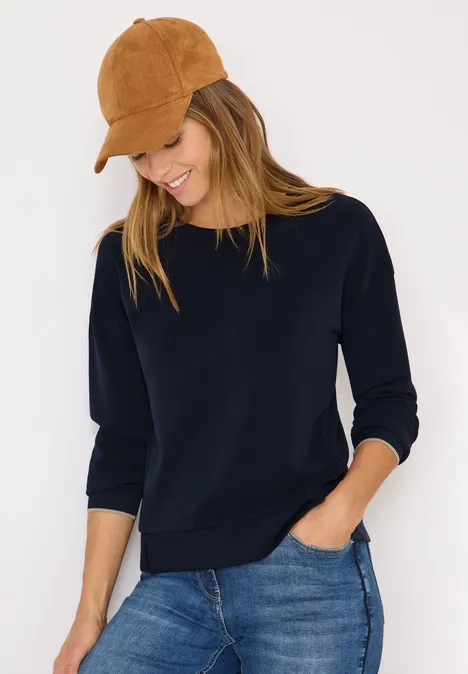 Softes Langarmshirt urban dark blue