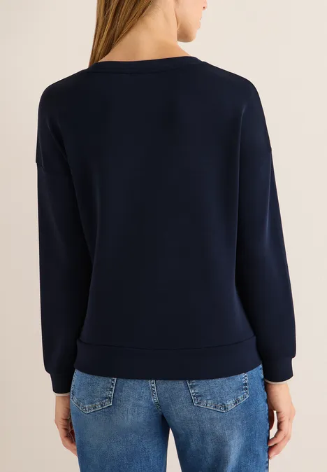 Softes Langarmshirt urban dark blue