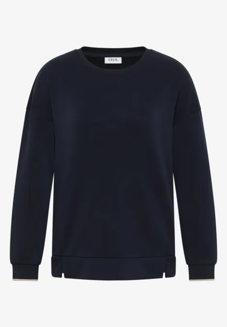 Softes Langarmshirt urban dark blue