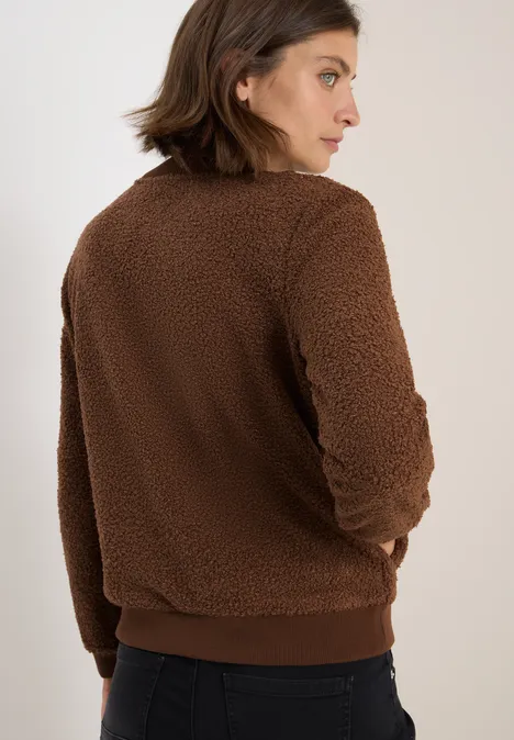 Teddy Jacke mocha caramel