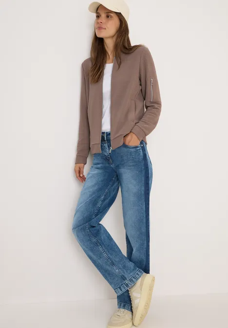 Ottoman Blouson cocoa taupe