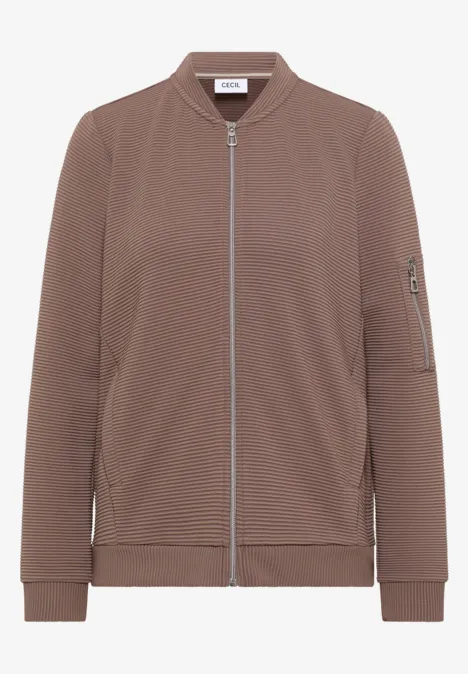 Ottoman Blouson cocoa taupe