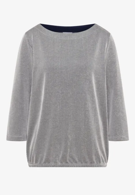 Gestreiftes Shirt universal blue