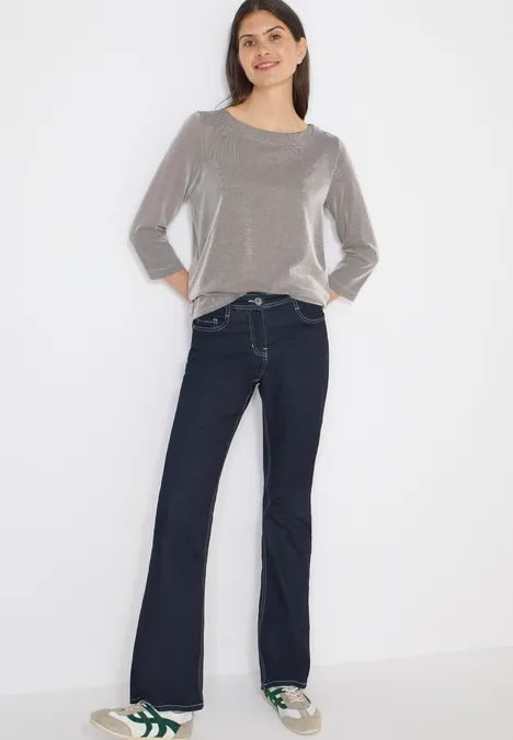 Gestreiftes Shirt macchiato brown Gestreiftes Shirt macchiato brown