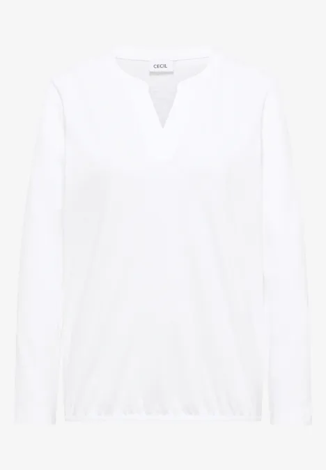 Shirt im Tunika-Look White