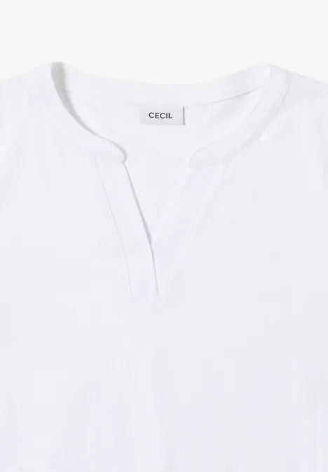 Shirt im Tunika-Look White