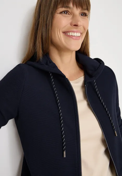 Lichtgewicht jack met capuchon urban dark blue
