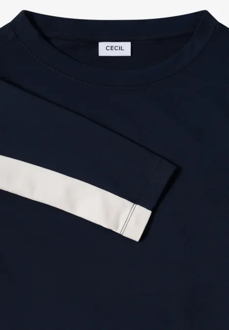 Color Block Shirt urban dark blue