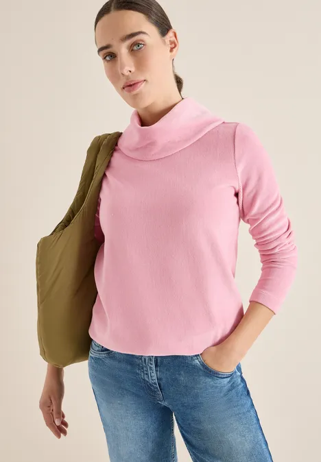 Cord Shirt mit großem Kragen blossom corduroy