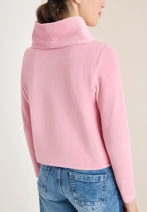 Cord Shirt mit großem Kragen blossom corduroy