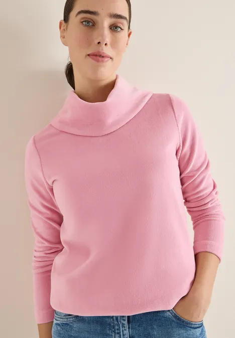 Cord Shirt mit großem Kragen blossom corduroy