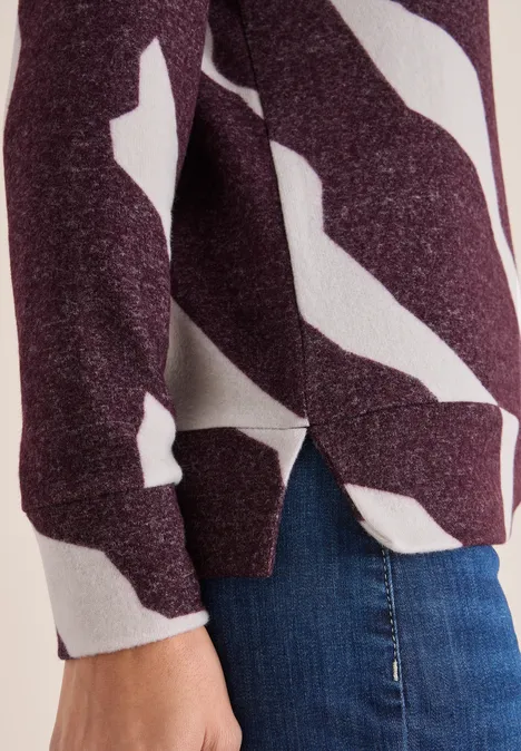 Gezellig shirt met patroon null Gezellig shirt met patroon null