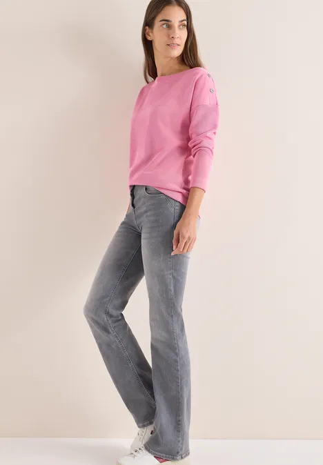T-shirt doux mélangé dark blossom melange