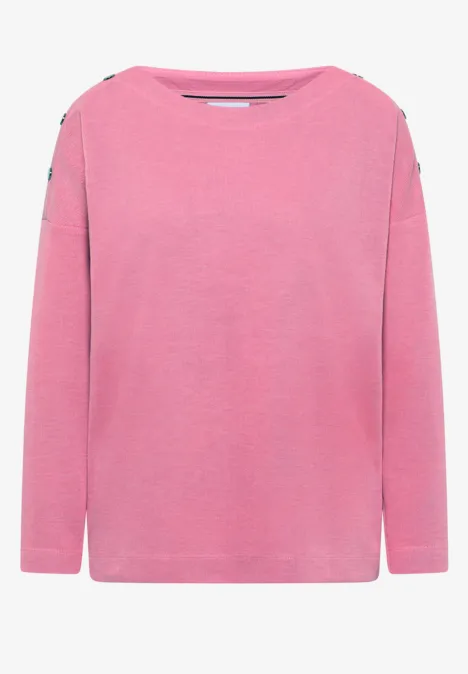 T-shirt doux mélangé dark blossom melange
