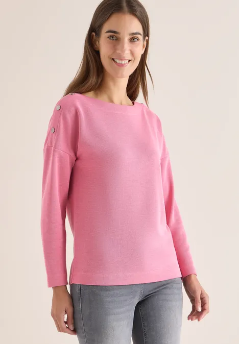 T-shirt doux mélangé dark blossom melange